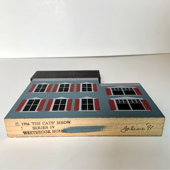 Vintage - The Cat’s Meow Village - Lot of 3 Collectible Buildings and Stores - Picture 4 of 11